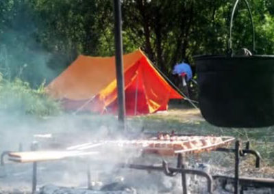 Cocinar en el camping