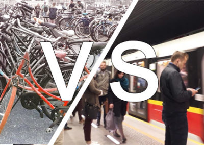 Europa: comprar bici vs. usar transporte público